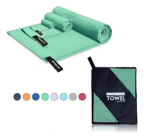 Toalla Baño De Microfibra De Deportiva Y Secado Rápido 3pcs