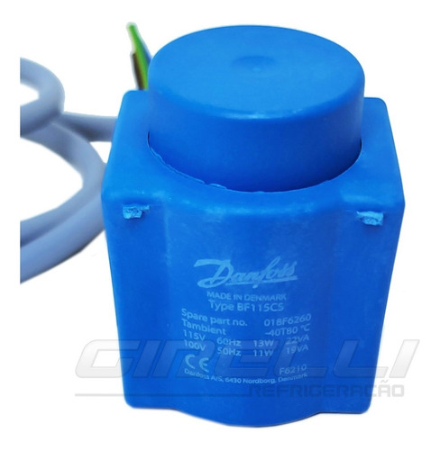 Imagem 2 de 6 de Bobina Para Válvula Solenoide Danfoss 127v - 018f6260