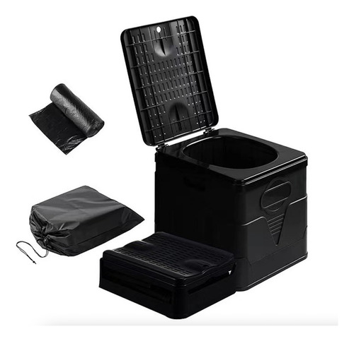 Inodoro Para Camping Plegable Baño Portátil Viaje Retráctil