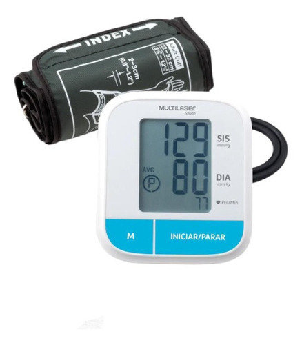 Monitor De Pressão Arterial De Braço Multilaser Hc206 Saúde