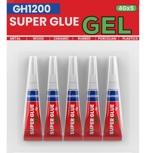 5 Unidad Gel Super Pegamento Multiuso Tapa Antiobstruccion