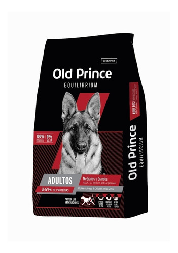 Imagen 1 de 1 de Alimento Old Prince Equilibrium para perro adulto de raza mediana y grande sabor pollo y arroz en bolsa de 20 kg