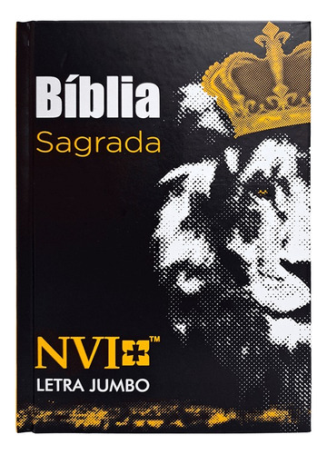 Bíblia Sagrada Nvi | Letra Jumbo | Capa Dura | Leão Rei, De Nvi. Editorial Cpp, Tapa Dura En Português