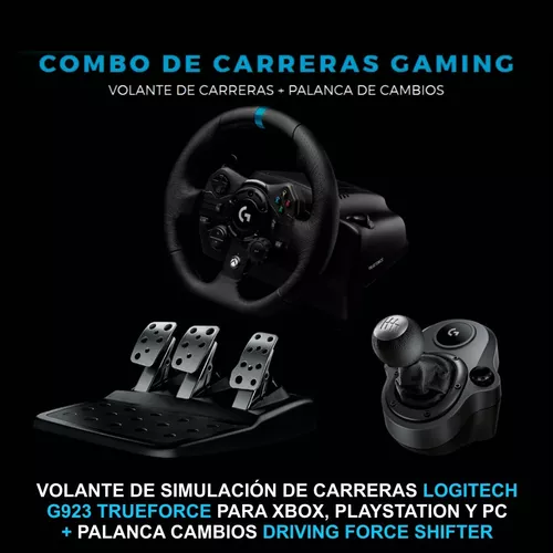 Logitech G923 llega con el sistema de retroalimentación de fuerza