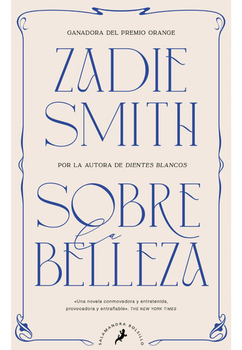 Libro Sobre La Belleza Zadie Smith Salamandra Bolsillo