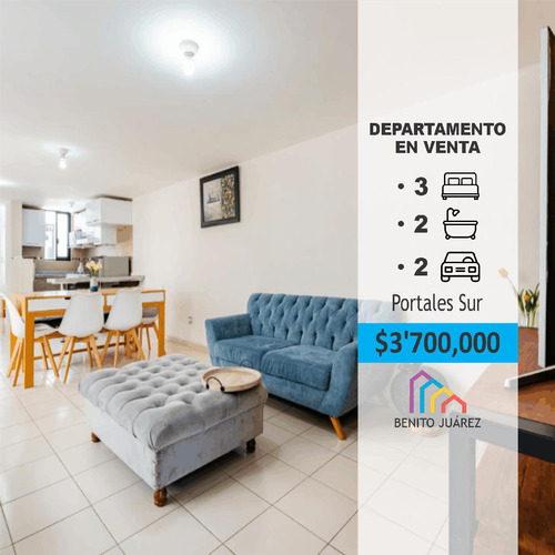 Departamento En Venta En Av. General Emiliano Zapata