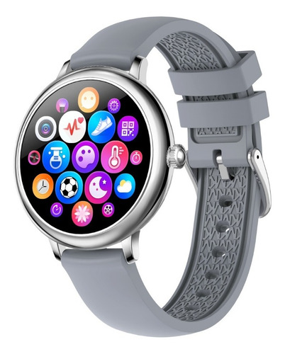 Imagen 2 de 7 de Smartwatch Reloj Inteligente Jd Paris Plata + Malla +cuota-*