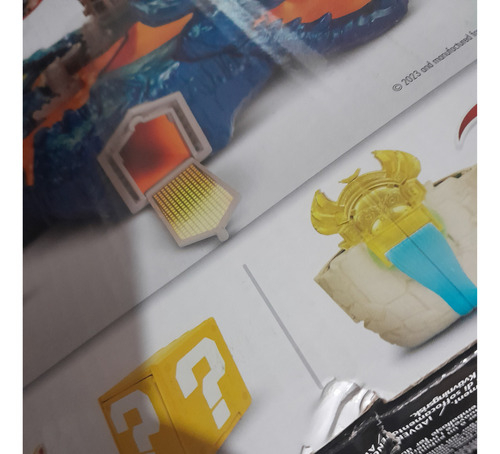 Castillo Bowser Isla Lava Super Mario Movie Caja Con Detalle