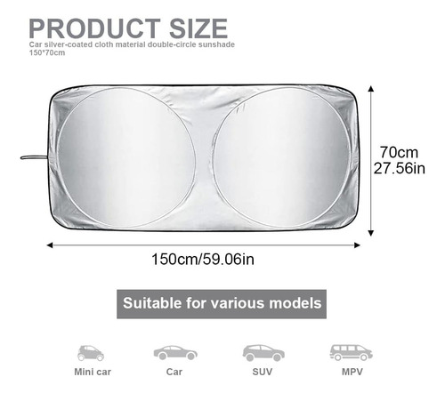 Cubresol Tapasol Parasol Sombra Ventosas Vw Polo Gti 2022