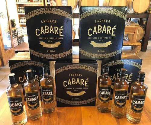 Cachaça Cabaré Ouro Original Eduardo Costa E Leonardo | Parcelamento sem juros