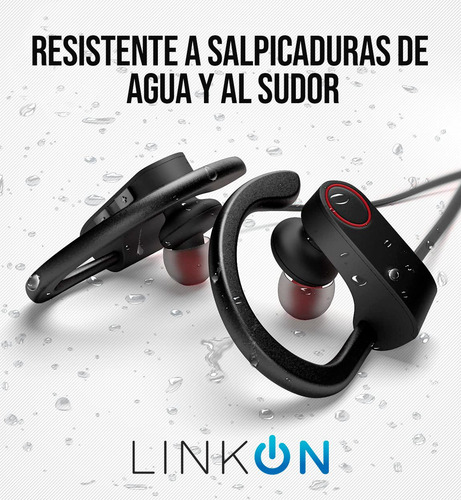 Imagen 6 de 10 de Audifonos Deportivos Inalambricos Bluetooth Microfono