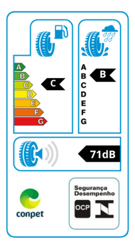 Pneu Pirelli 225/50 R 17 94w Rft Cinturato P7 Moe Índice De Velocidade W