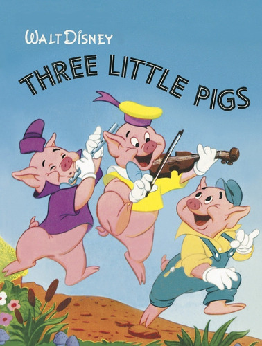 Poster Retrô - The Three Little Pigs - Decor - 33 Cm X 48 Cm