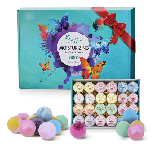 Bombas De Tina Beautifier Life Set De Regalo De 24 Bombas De