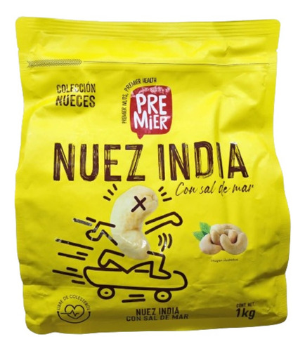 Nuez De La India Tostada Nueces Con Sal De Mar Premier De 1k