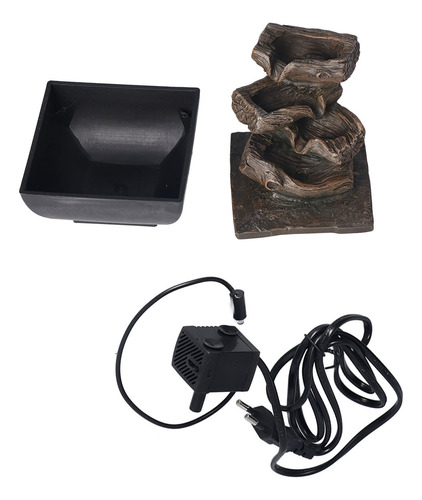Tabletop Fountain Decoration Water Resin Cascading