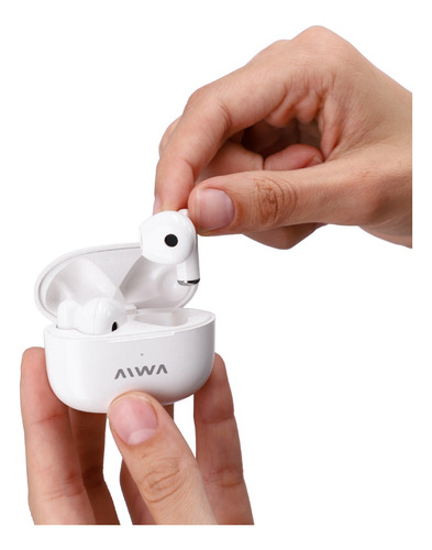 Auriculares In-ear Inalámbrico Bluetooth Blanco Aiwa 80b