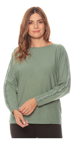 Sweater Mujer Wados M/l Solid Pl