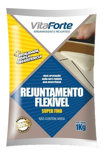 Rejunte Flexible / Pastina 1 Kg - Varios Colores Vitaforte