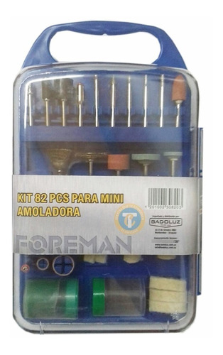 Kit Set Para Mini Torno Amoladora Foreman Fresas 82 Pzas