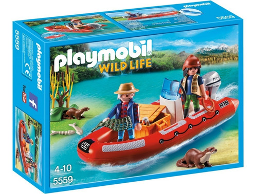 Anforatoys Playmobil 5559 Bote Inflable Con Exploradores