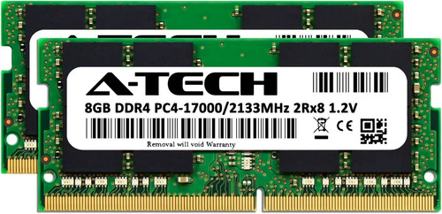 Memoria Ram A-tech Components, 2x8 Gb, Ddr4, 260-pin, Sodimm