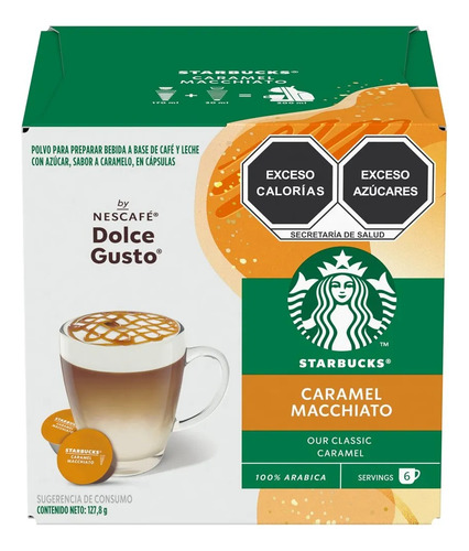 Cápsulas Café Starbucks Dolce Gusto Caramel Macchiato
