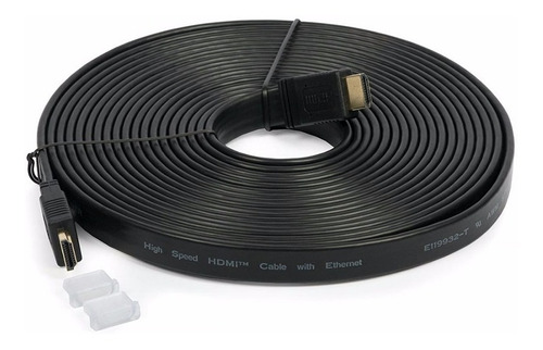 Imagen 3 de 4 de Cable Hdmi 1.4 3d Plano 5 Metros