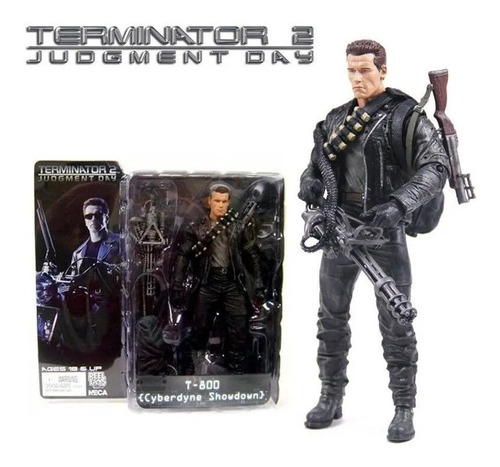 Neca Terminator 2 Judgment T-800 Muñeco Figura Coleccionable