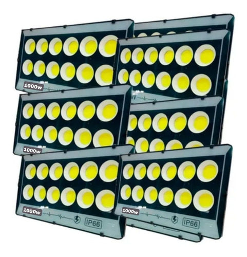 Reflector Led 1000w Alta Potencia Y Bajo Consumo Impermeable