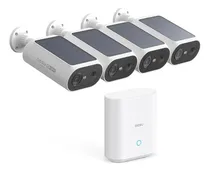 Comprar Cámaras De Seguridad Solar Aosu Kit 4 Unidades 2k Fhd