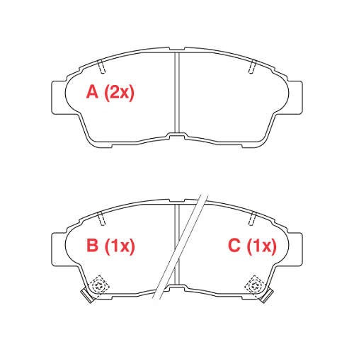 Pastilha De Freio Dianteira Corrola Rav4 Willtec Pw525