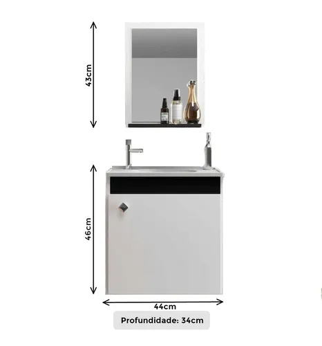 Muebles De Baño - Aereo - Espejo - Con Bacha Juego De Baño