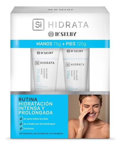 Pack Dr Selby Si Hidrata Manos 75gr + Pies 120gr Oferta