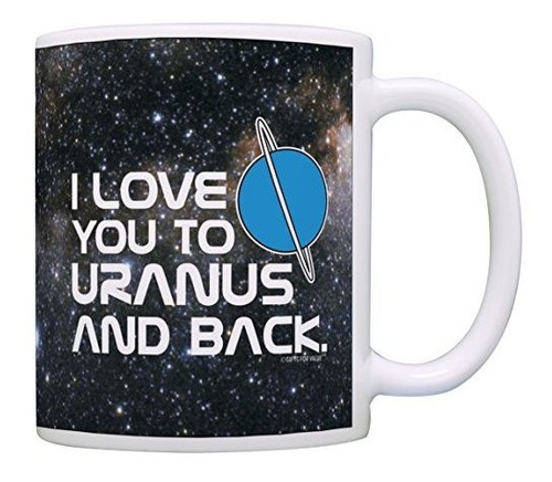 Regalo Divertido De La Ciencia Te Amo A Urano Y La Espalda S