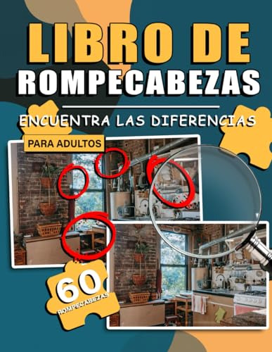 Encuentra Las Diferencias Libro De Rompecabezas Para Adultos