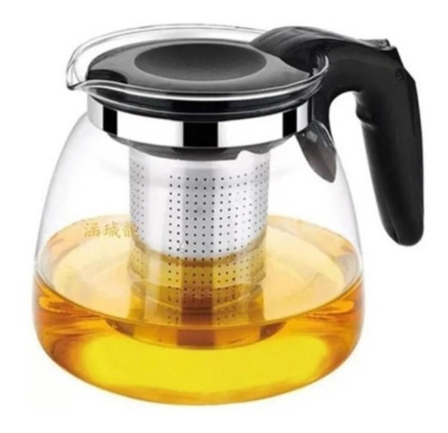 Tetera Té Infusor Vidrio Con Filtro Infuciones De Agua