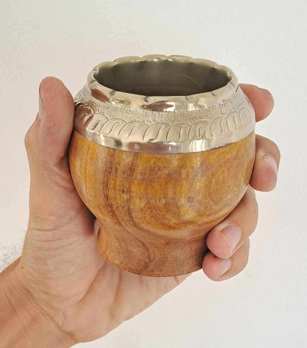 Mate Imperial De Algarrobo Premium Calabaza Matero Alpaca