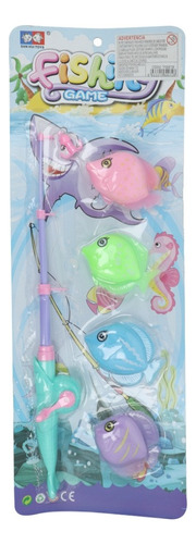 Set De Pesca Moderno Colores Pastel