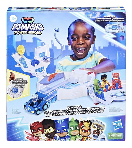 Kit De Juego Hasbro Pj Mask Power Heroes Base De Operaciones