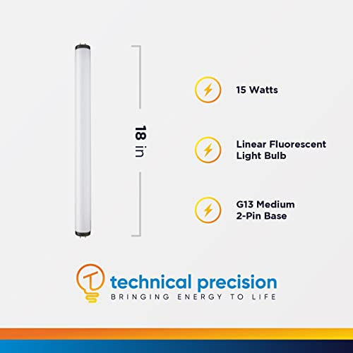 Bombilla De Tubo Fluorescente Technical Precision T12 De 15