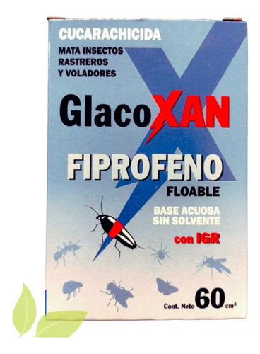 Insecticida Cucarachicida Moscas - Fiprofeno 60 Cc Glacoxan