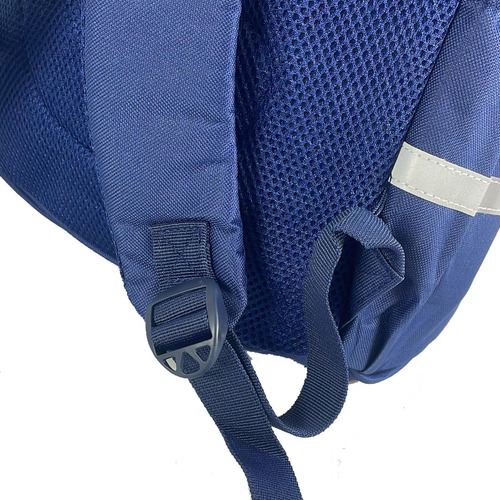 Mochila Infantil Grande Para Passeio-escola Azul Desenho Do Tecido Liso