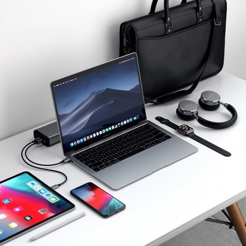 Cargador Satechi 75w Usb C Macbook Travel Multiport Quick3.0
