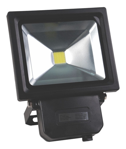 Proyector exterior Led 30w Negro Luz Fría