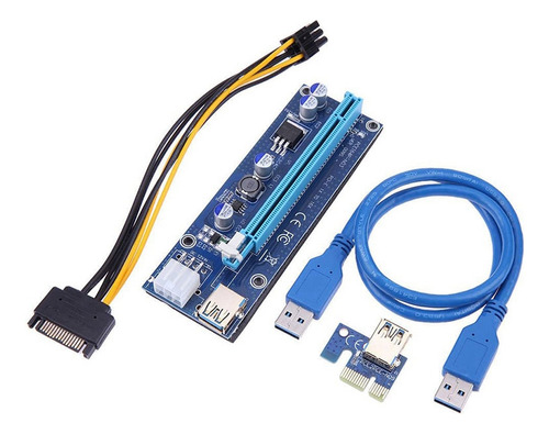 Tarjeta Vertical Pci-e De 12 Unidades, 1x A 16x Usb 3.0 Ver