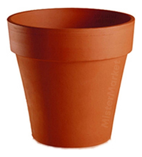 Maceta Terracota Barro Común N°48 Blum Deco Moderno