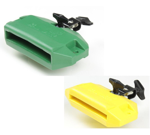 Kit Torelli Par De Bloco Sonoro E Cowbell 4''
