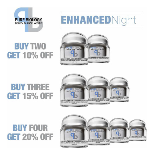Imagen 6 de 6 de Biología Pura Noche Crema Facial Hidratante Con Retinol, Áci