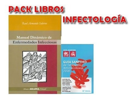 Pack Infectologia Sanford Antimicrobianos Y Mnl Enferm Infec